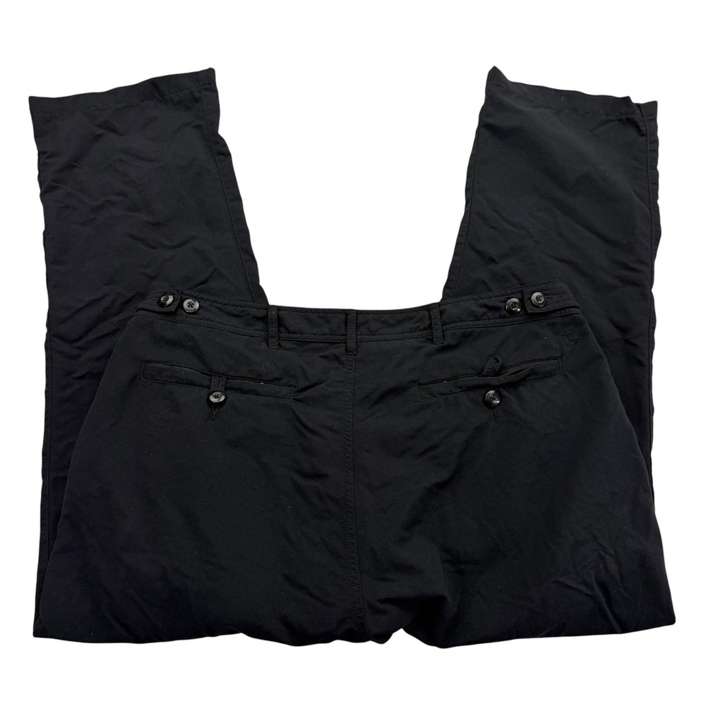 Clothing Arts Pants Mens 36 X 30 Black Chino Relaxed Nylon Pick-Pocket Proof